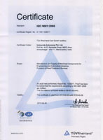 ISO-TS16949 CERTIFICATION